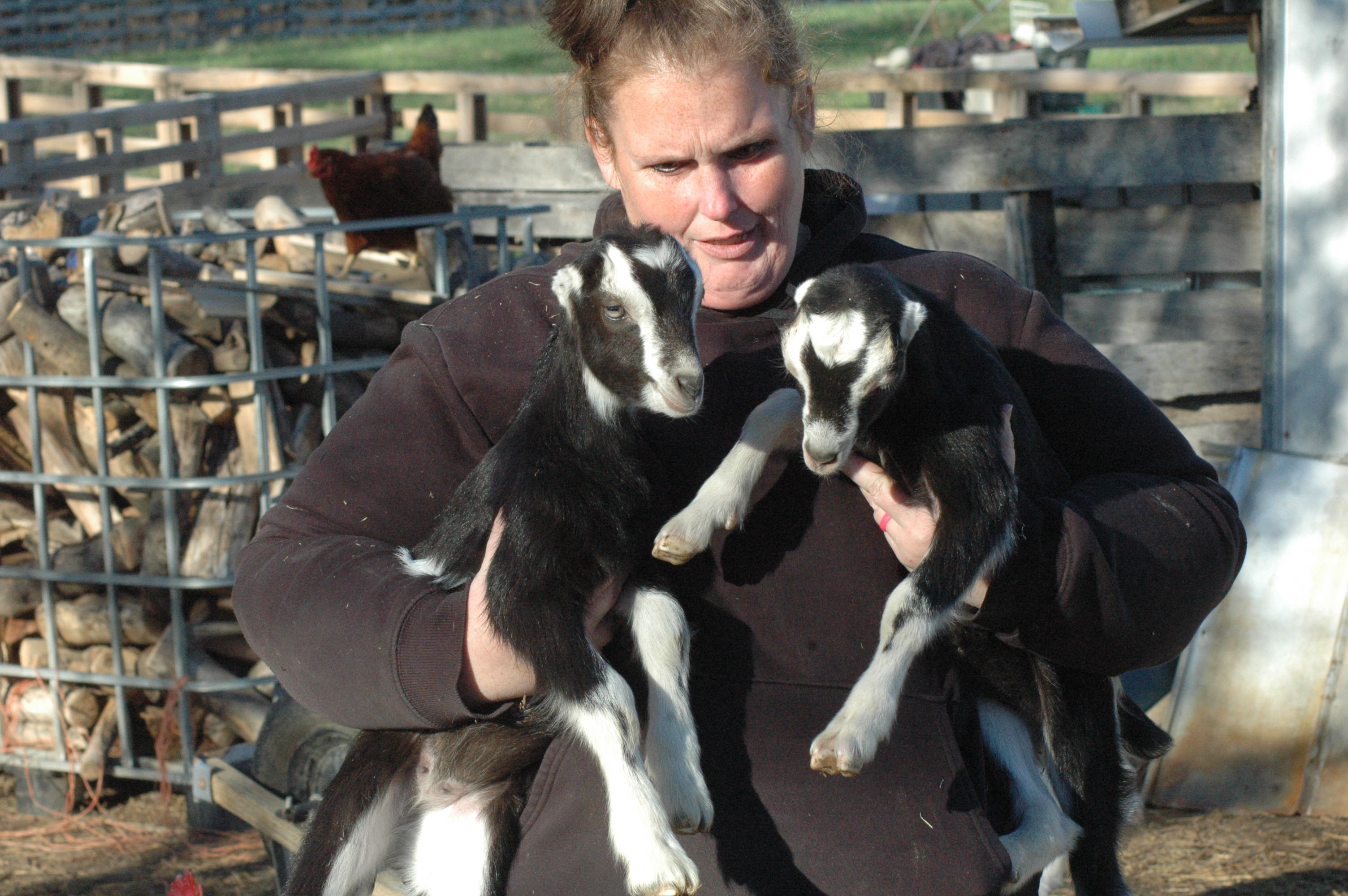 Emily at Triple 5 Farms