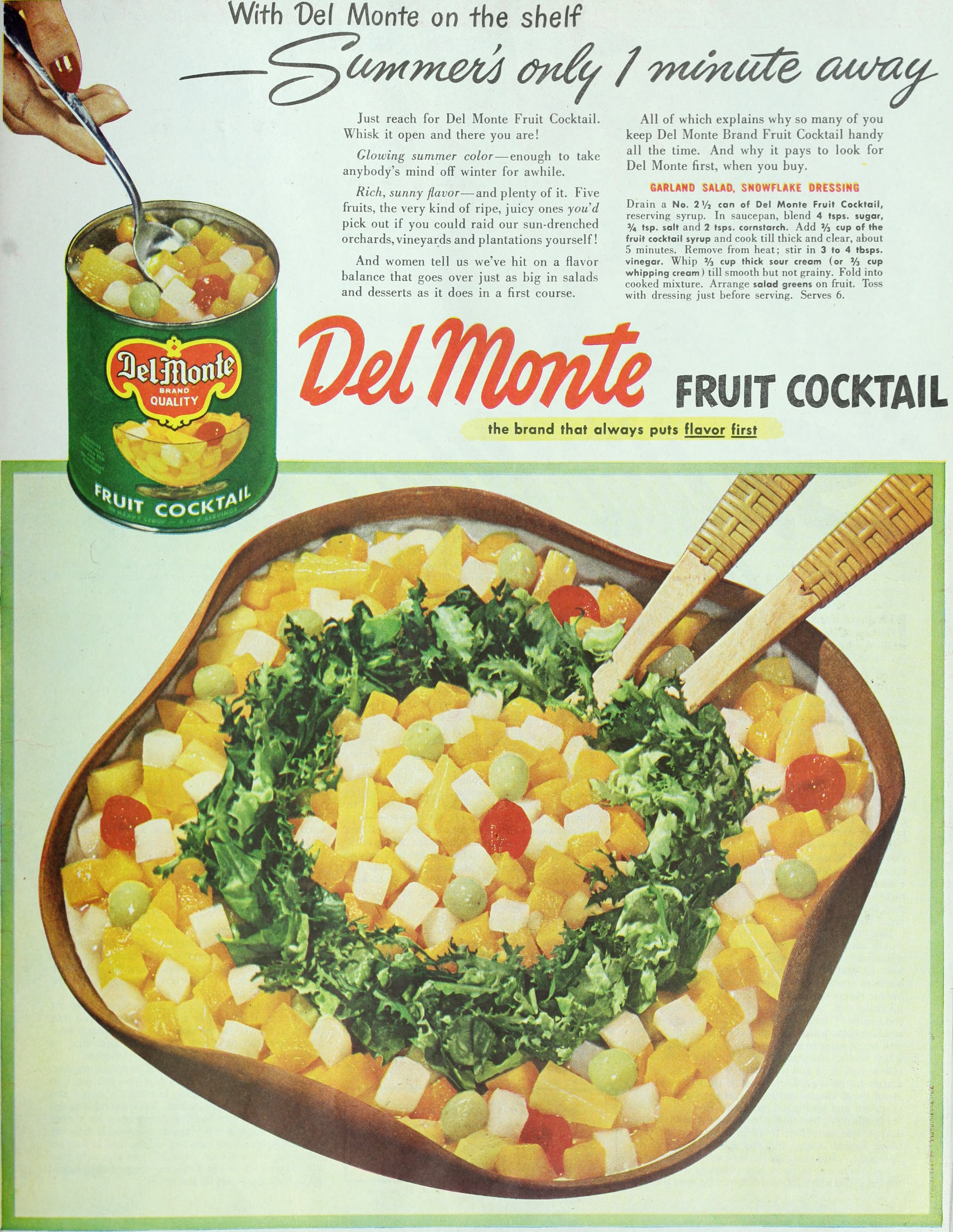 Summer snowflake fruit identification view